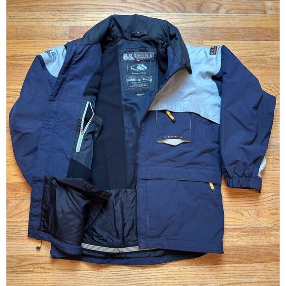 Mens Bonfire Jacket Silver Series Waterproof Breathable Snowboard Jacket Size M - Picture 3 of 5